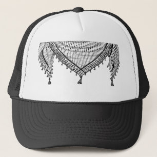 Keffiyeh Palestijnse sjaal Traditionele stof Trucker Pet