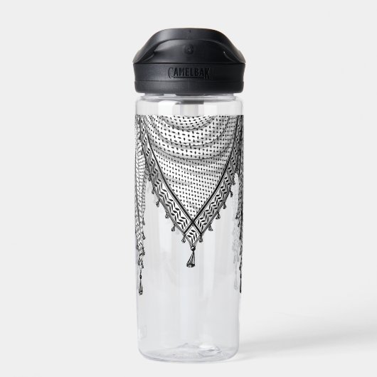 Keffiyeh Palestijnse sjaal Traditionele stof Waterfles (Achterkant)