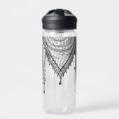 Keffiyeh Palestijnse sjaal Traditionele stof Waterfles (Voorkant)