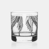 Keffiyeh Palestijnse sjaal Traditionele stof Whisky Glas (Links)