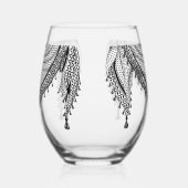 Keffiyeh Palestijnse sjaal Traditionele stof Wijnglas Zonder Voet (Rechts)