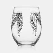 Keffiyeh Palestijnse sjaal Traditionele stof Wijnglas Zonder Voet (Links)