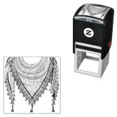 Keffiyeh Palestijnse sjaal Traditionele stof Zelfinktende Stempel (In situ)