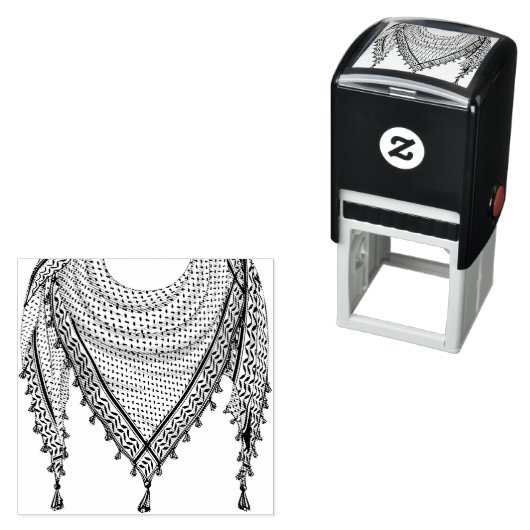 Keffiyeh Palestijnse sjaal Traditionele stof Zelfinktende Stempel (In situ)