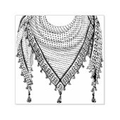 Keffiyeh Palestijnse sjaal Traditionele stof Zelfinktende Stempel (Design)