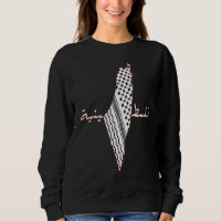 Keffiyeh Palestina Kaart Vrouwen Sjaal Shemagh Pal