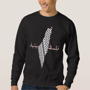 Keffiyeh Palestina Kaart Vrouwen Sjaal Shemagh Pal Trui