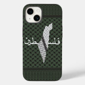 Keffiyeh Palestine Patroon Groen Case-Mate iPhone Case (Achterkant)