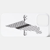 Keffiyeh Palestine Patroon Kaart Case-Mate iPhone Case (Achterkant (horizontaal))