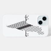 Keffiyeh Palestine Patroon Kaart Case-Mate iPhone Case (Achterkant (horizontaal))
