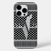 Keffiyeh Palestine Patroon Wit Case-Mate iPhone Case (Achterkant)