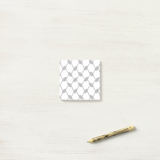 Keffiyeh Post-it® Notes (Op bureau)
