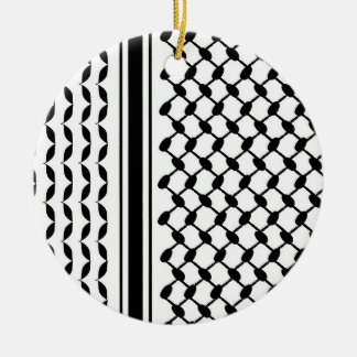 Keffiyeh Print Keramisch Ornament