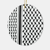 Keffiyeh Print Keramisch Ornament (Links)