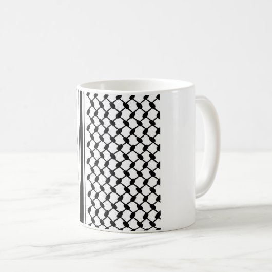 Keffiyeh Print Koffiemok (Voorkant rechts)