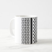 Keffiyeh Print Koffiemok (Voorkant links)