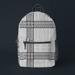 Keffiyeh Symbol of Palestine Resistance Pattern Bedrukte Rugzak<br><div class="desc">Fast forward to the 1960s and the rise of the Palestinian resistance movement,  the prominent Palestinian politician,  Yasser Arafat,  further solidified this meaning behind the keffiyeh. The keffiyeh became Arafat’s personal trademark as he draped it over his right shoulder to resemble the pre-1948 map of Palestine.</div>