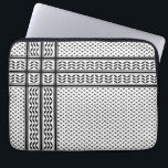 Keffiyeh Symbol of Palestine Resistance Pattern Laptop Sleeve<br><div class="desc">Fast forward to the 1960s and the rise of the Palestinian resistance movement,  the prominent Palestinian politician,  Yasser Arafat,  further solidified this meaning behind the keffiyeh. The keffiyeh became Arafat’s personal trademark as he draped it over his right shoulder to resemble the pre-1948 map of Palestine.</div>