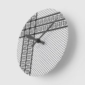 Keffiyeh Symbol of Palestine Resistance Pattern Ronde Klok (Hoek)