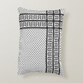 Keffiyeh Symbool van het Palestijnse Verzetspatroo Accent Kussen (Achterkant (Verticaal))