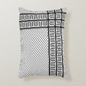 Keffiyeh Symbool van het Palestijnse Verzetspatroo Accent Kussen (Voorkant(Verticaal))