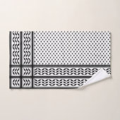 Keffiyeh Symbool van het Palestijnse Verzetspatroo Bad Handdoek (Handdoek)