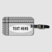 Keffiyeh Symbool van het Palestijnse Verzetspatroo Bagagelabel (Voorkant (horizontaal))
