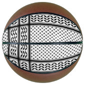 Keffiyeh Symbool van het Palestijnse Verzetspatroo Basketbal (Voorkant)