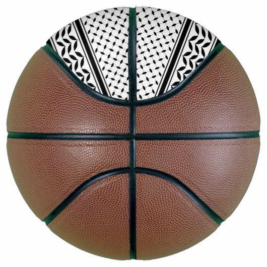 Keffiyeh Symbool van het Palestijnse Verzetspatroo Basketbal (Rechts)