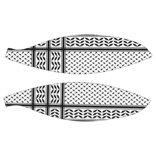 Keffiyeh Symbool van het Palestijnse Verzetspatroo Basketbal (Panelen)