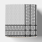 Keffiyeh Symbool van het Palestijnse Verzetspatroo Bedankdoosjes (Bovenkant)