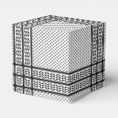 Keffiyeh Symbool van het Palestijnse Verzetspatroo Bedankdoosjes (Achterkant)
