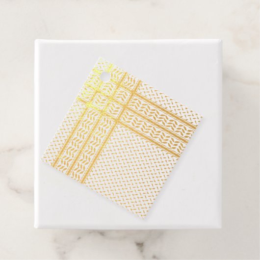 Keffiyeh Symbool van het Palestijnse Verzetspatroo Bedankjes Labels (Met doos)