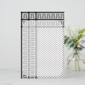 Keffiyeh Symbool van het Palestijnse Verzetspatroo Briefpapier (Staand voorkant)
