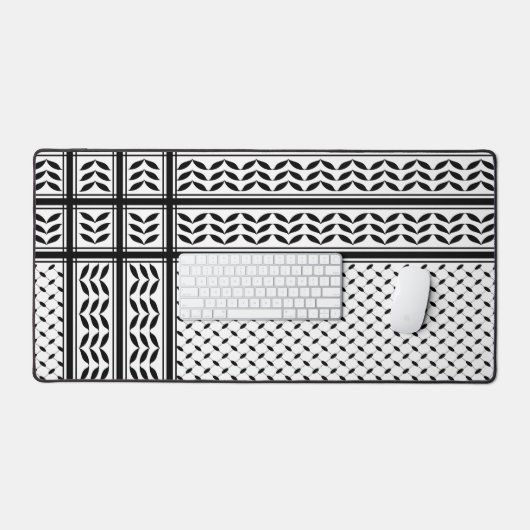 Keffiyeh Symbool van het Palestijnse Verzetspatroo Bureaumat (Keyboard & Muis)