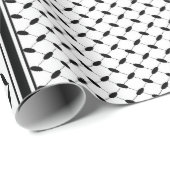 Keffiyeh Symbool van het Palestijnse Verzetspatroo Cadeaupapier (Rol Hoek)