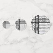 Keffiyeh Symbool van het Palestijnse Verzetspatroo Confetti (Achterkanten)