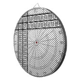 Keffiyeh Symbool van het Palestijnse Verzetspatroo Dartbord (Voorkant Rechts)