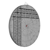 Keffiyeh Symbool van het Palestijnse Verzetspatroo Dartbord (Voorkant Links)