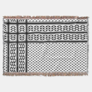 Keffiyeh Symbool van het Palestijnse Verzetspatroo Deken