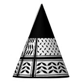 Keffiyeh Symbool van het Palestijnse Verzetspatroo Feesthoedjes (Links)