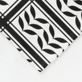 Keffiyeh Symbool van het Palestijnse Verzetspatroo Fleece Deken (Hoek)