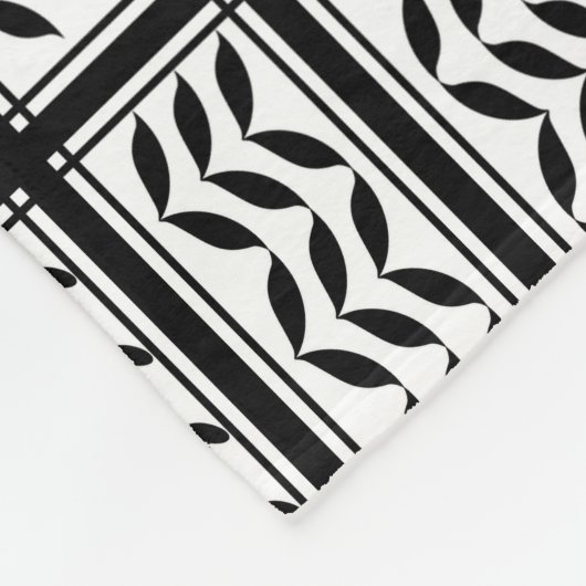 Keffiyeh Symbool van het Palestijnse Verzetspatroo Fleece Deken (Hoek)