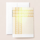 Keffiyeh Symbool van het Palestijnse Verzetspatroo Folie Kaarten (Met envelop)