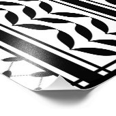 Keffiyeh Symbool van het Palestijnse Verzetspatroo Foto Afdruk (Hoek)