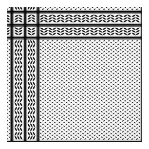 Keffiyeh Symbool van het Palestijnse Verzetspatroo Foto Afdruk