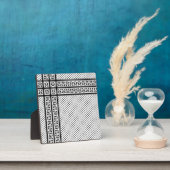 Keffiyeh Symbool van het Palestijnse Verzetspatroo Fotoplaat (Insitu)