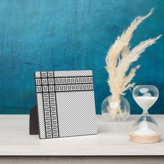 Keffiyeh Symbool van het Palestijnse Verzetspatroo Fotoplaat (Insitu)