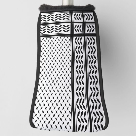 Keffiyeh Symbool van het Palestijnse Verzetspatroo Golfheadcover (Draai 90)
