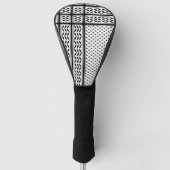 Keffiyeh Symbool van het Palestijnse Verzetspatroo Golfheadcover (Voorkant)